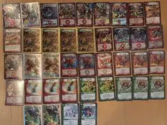 デュエマ vsジャオウガ入り火闇邪王門デッキ 赤黒邪王門パーツ付き