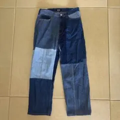 XLARGE パッチワークデニムパンツ 32インチ
