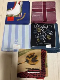 メンズハンカチ5枚セット Roberta di Camerino等　新品