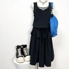Y2K❤️ Vivienne Westwood オーブロゴ変形スウェットワンピースのサムネイル