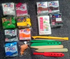 STAEDTLER FIMO 樹脂粘土 セット ポリマークレイ＆工作ツール