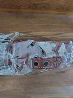 ブラウンレザー スタッズ付きベルト