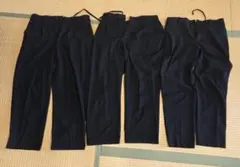 【美品】ユニクロ タックワイドパンツ メンズMサイズ【3着セット】