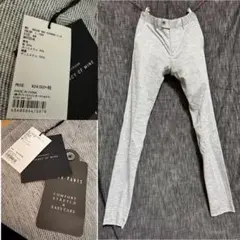 スラックス メンズ グレー