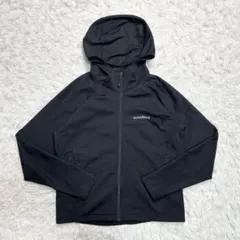 s*r様 極美品 Montbell モンベル トレールアクションパーカー 黒 ブ