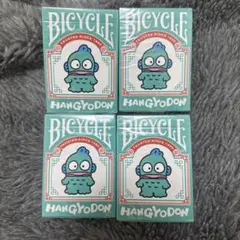 BICYCLE HANGYODON トランプ 4個セット　ハンギョドン　新品のサムネイル