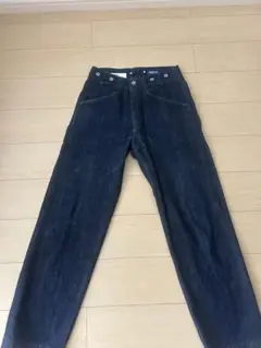 MHL. ダークデニム ワイドレッグパンツ