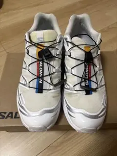 SALOMON トレイルスニーカー ホワイト　XT-6 ゴアテックス