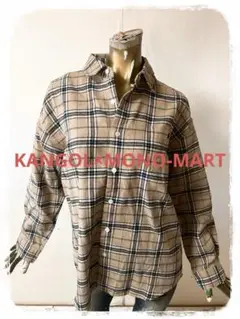 ☘️T19159☘️KANGOL MONO-MART チェックシャツ M