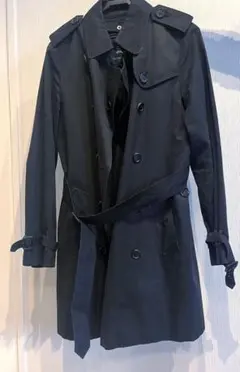 ［新品タグ付き］BURBERRYS ネイビー スプリングコート ベルト付き 新品タグ付き］BURBERRYS ネイビー スプリングコート ベルト付き