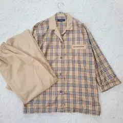 90s バーバリーズ BURBERRYS パジャマシャツ ノバチェック 西川産業 