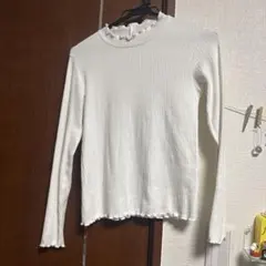 GU キッズ 長袖カットソー 150cm ホワイト