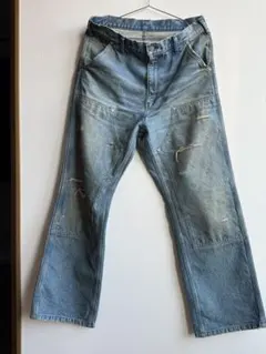 ミヤギヒデタカ Damaged Work Pants / WHITE - メルカリ