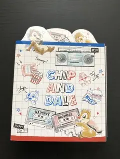 ディズニー チップ＆デール　メモbook 6種類