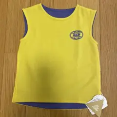 リバーシブル　タンクトップ　イエロー　パープル　男の子　100㎝　お値下げ不可