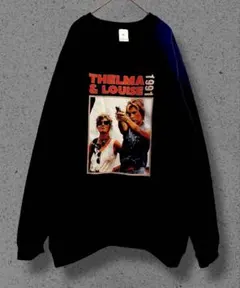 【激レア】テルマ&ルイーズ　トレーナー　　XL アメリカ雑貨　ブラック