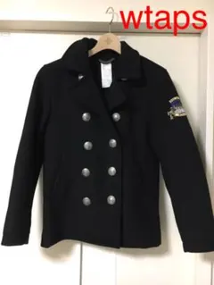 WTAPS 13AW BLACK WATCH Mサイズ Pコート ネイビー hugall_870113845