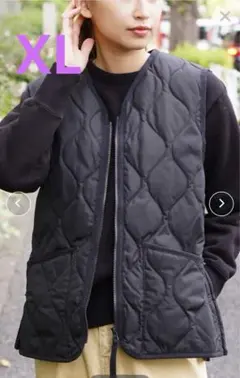 【新品】タイオン　レディース　ベストVネックジップ