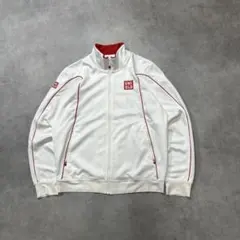 錦織圭　完売モデル　UNIQLOユニクロ　トラックジャケット　白　L テニス