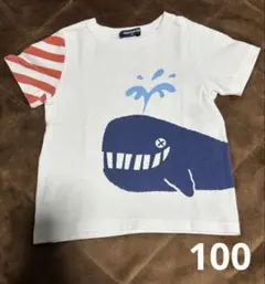 kladskap クレードスコープ100サイズ くじら　Tシャツ　白Tのサムネイル