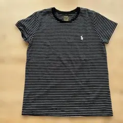 Polo Ralph Lauren 半袖Tシャツ ブラック/ホワイトストライプ