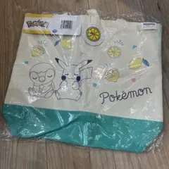 ポケモン トートバッグ ピカチュウ ポッチャマ レモン柄