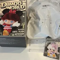 DIMOO WORLD × DISNEY デイジー ぬいぐるみキーチェーン