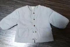 キルティングジャケット くすみブルー　95