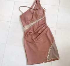 ジュエルズ　ピンク　ミニドレス　超美品