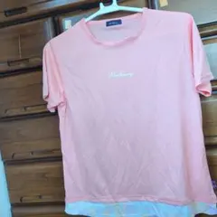 【最終値下げ】ピンク トレーニングTシャツ LL