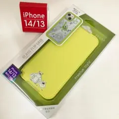 モンスターズインクiPhone14/13手帳型ガラスフリップケース2551