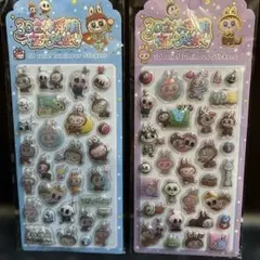 3D立体蓄光シール 2シートセット