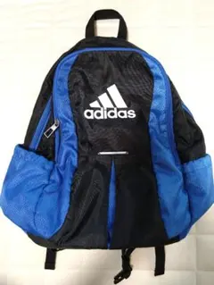 adidasアディダス　サッカーバックパック 青/黒　低学年　キッズ　ボール入れ