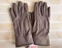 新品 ユニクロ ヒートテックライニンググローブ・スウェードタッチ グレイ