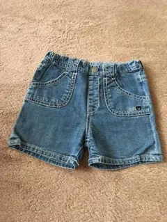 ミキハウス　ダブルB デニムショートパンツ 女の子 90cm