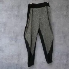 一点物⭐︎ ジョガーパンツ グレー ブラック 切り替えデザイン