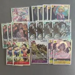 ワンピース カードゲーム 受け継がれる意志srまとめ　１８枚セット