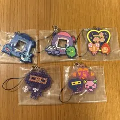 たまごっち 一番くじ F賞 きらきらラバーチャーム 5個セット