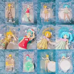【セット】　ボーカロイド　ミク　レン　リン　フィギュア4個セット