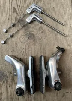 SHIMANO STX カンチブレーキ 前後+チドリセット - メルカリ