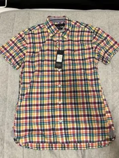 TOMMY HILFIGER チェック柄 半袖シャツ M