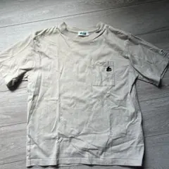 LOGOS 半袖ポケットTシャツ ベージュ LLサイズ　アウトドア　キャンプのサムネイル