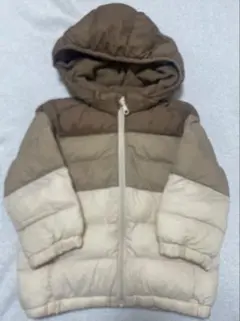 UNIQLO フード付きベージュアウター 90