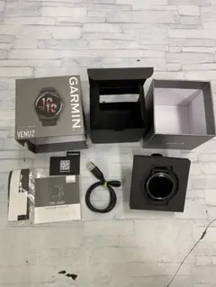ケース・予備充電器付】Garmin VENU 2 スマートウォッチ - メルカリ