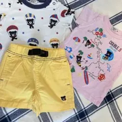 美品　DOUBLE.B Tシャツ＆ショートパンツセット