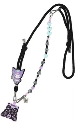 ANNA SUI クロミ ネックレス ペンダント ポーチ付き ブラック チェーン