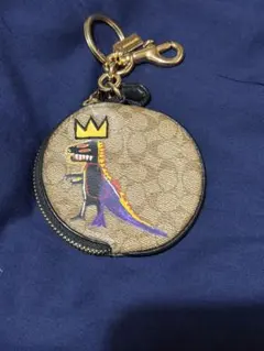 新品未使用 COACH コーチ バスキアコラボ 恐竜 長財布 シグネチャー