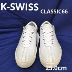 K-SWISS CLASSIC 66 ホワイト スニーカー 25.0cmのサムネイル