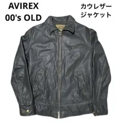 美品 90s AVIREX G1 レザージャケット 胸タグ ラムレザー ブラック