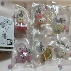 ガチャ　サンリオキャラクターズ　ゆるっとめじるしアクセサリー　全6種コンプリート